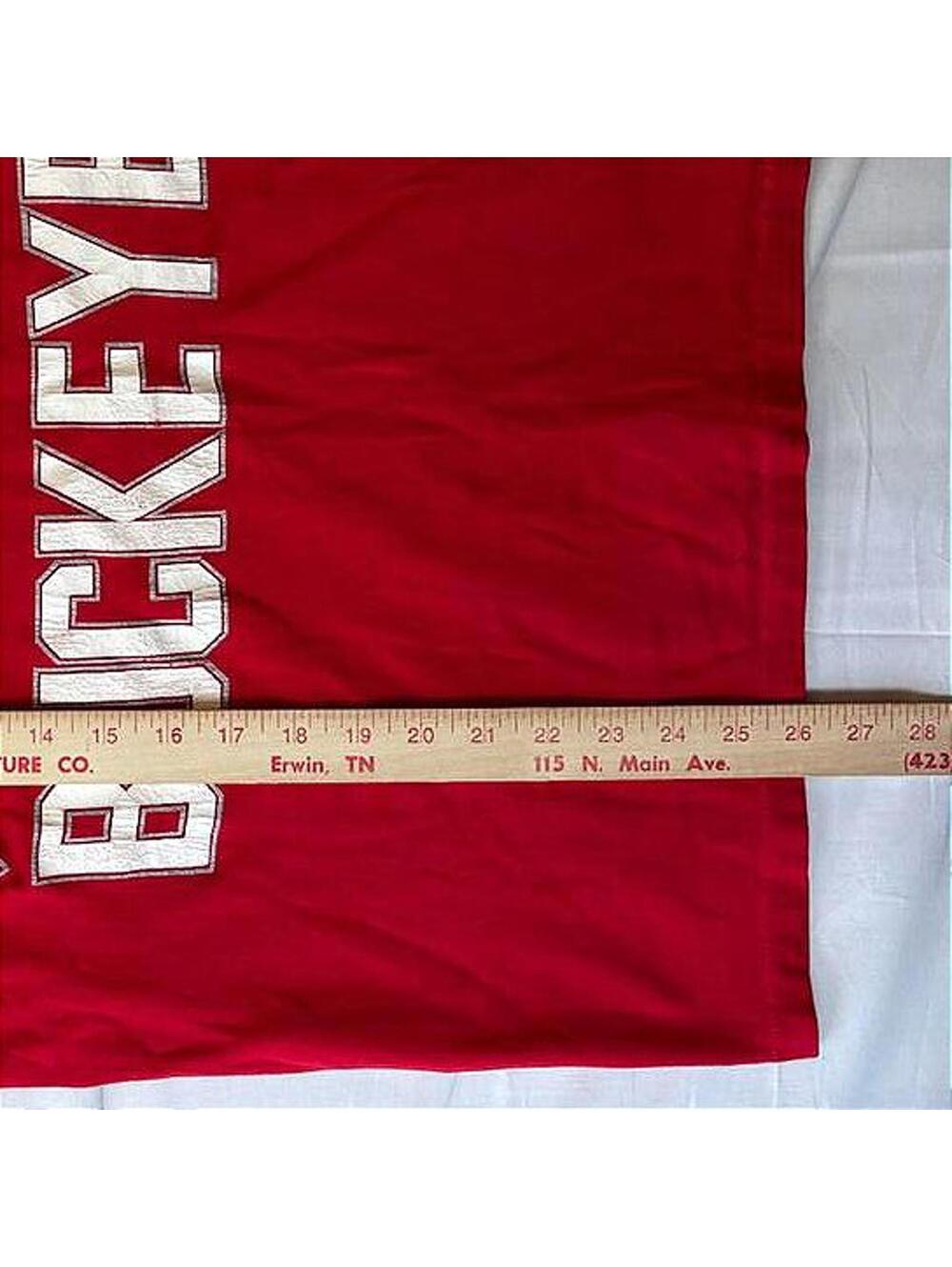 VTG 80s Ohio State Buckeyes Logo 7 Jersey T-Shirt Single Stitch Made in USA - Picture 6 of 6